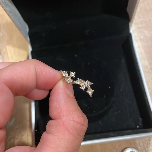 Elegant Gold and Silver Earring Set - Picture 11 of 13